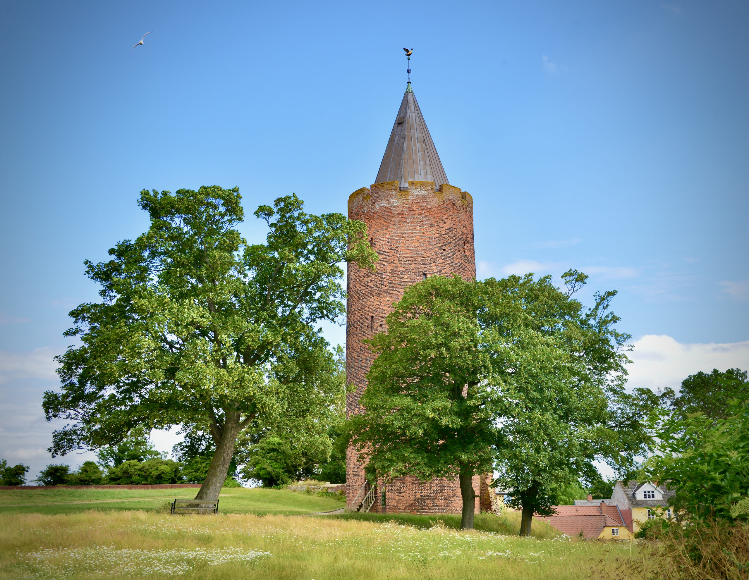 Gęsia Wieża w Vordingborgu czyli Gåsetårnet i Vordingborg
