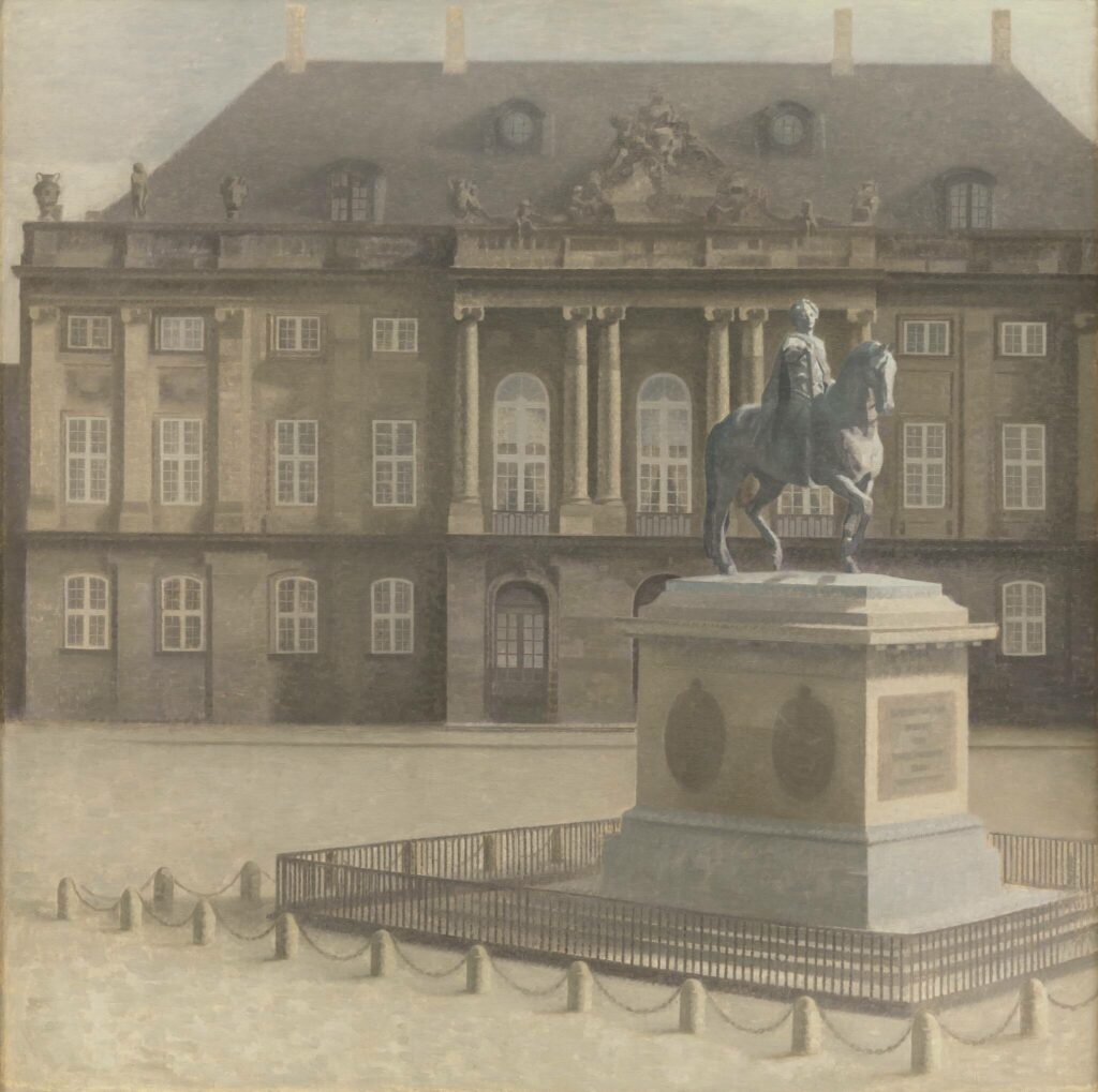 Amalienborg Plads, 1896 Vilhelm Hammershøi